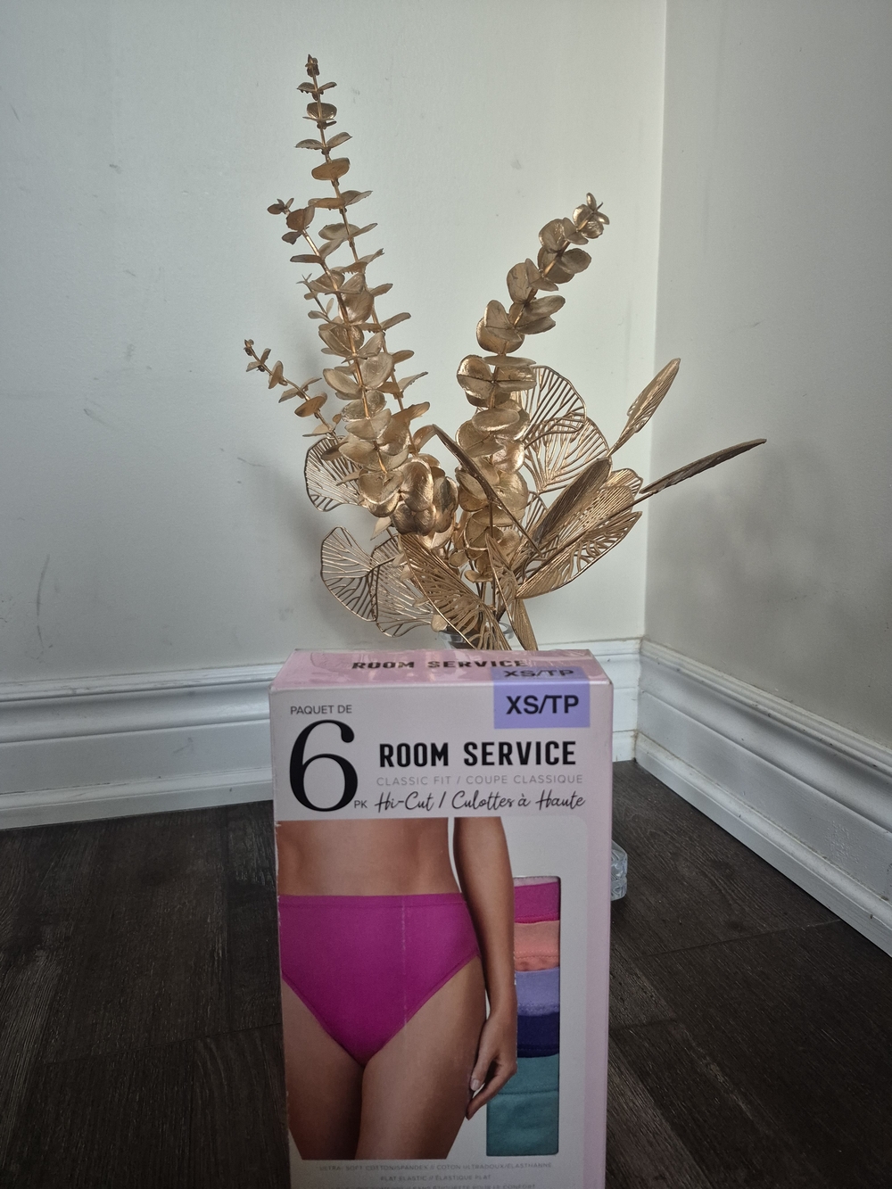 Room Service Women's Hi-Cut Briefs - Magenta & Assorted Pack of 6